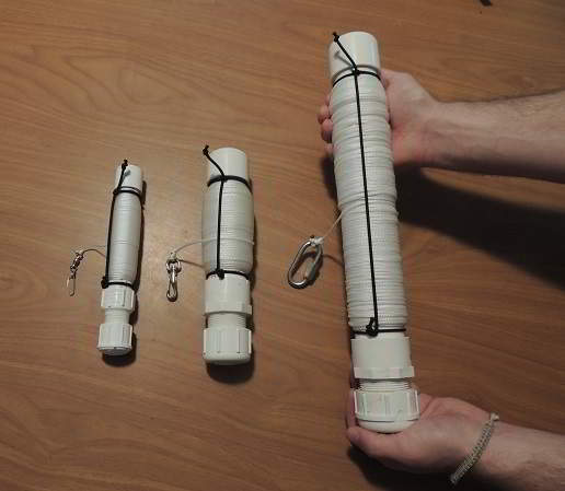 Creance Flight training Tubes in three different sizes now