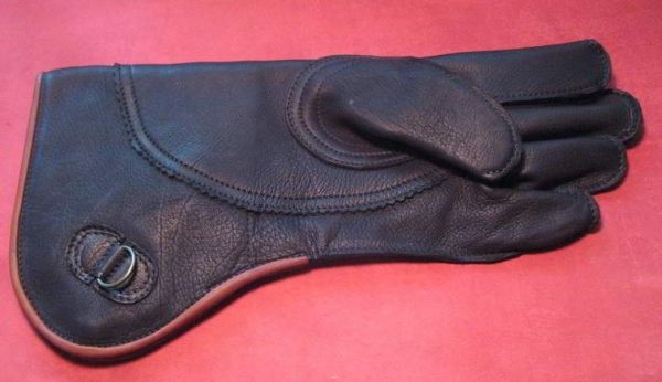 RED TAIL HAWKING GLOVE 15" long, black color. Best Quality glove you will find anywhere for this price.