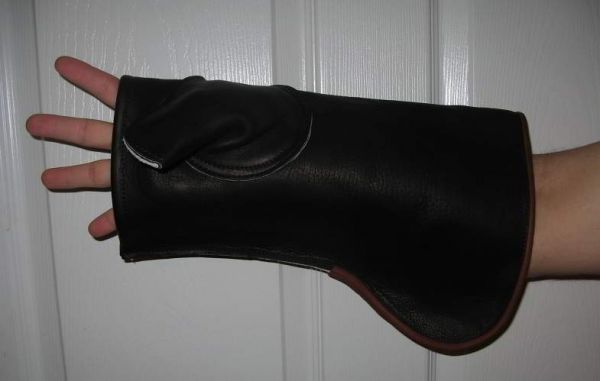 COWHIDE GLOVE SHEATH RIGHT HAND 14.5 inches LONG