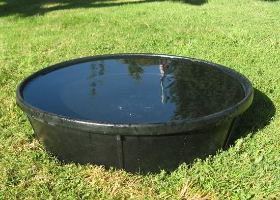 Flexible Rubber Bath Pan for Hawks or Falcons 16 inch diameter