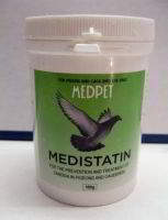 MEDISTATIN POWDER USED FOR THE TREATMENT OF CANDIDA IN BIRDS