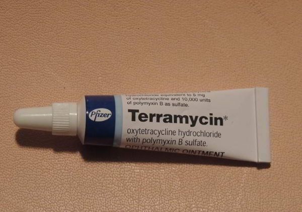 TERRAMYCIN OPHTHALMIC OINTMENT 1/8 oz.