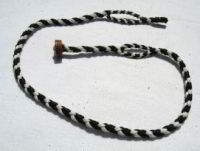 Braided nylon Fox loop leash 28 inch long