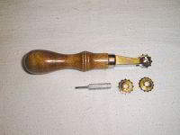 Replacement Curved round point sewing awl needle for us with the Ron  Rollins Hood makers awl - Mike's Falconry Supplies