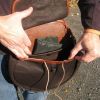 NEW ALL LEATHER TRADITIONAL HAWKING BAG SIZE LARGE