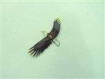 Enameled Raptor Pins, Bald Eagle