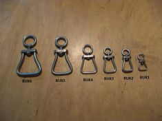 BRITISH BELL SHAPED STAINLESS STEEL SWIVELS IN 6 SIZES