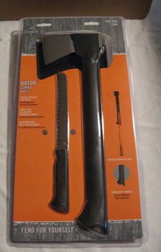 A - GERBER GATOR COMBO AXE II WITH KNIFE SAW