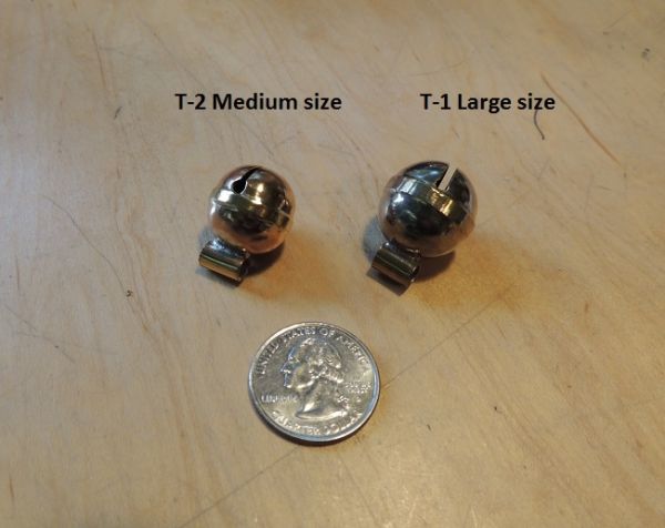 Single Equator Tail Bell comes in two sizes by Larry Counce