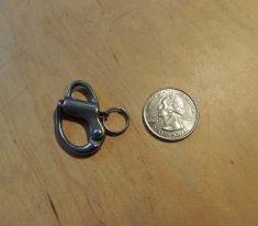 SNAP SHACKLE STAINLESS STEEL, EXTRA SMALL