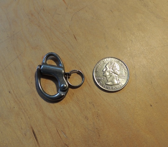 SNAP SHACKLE STAINLESS STEEL, EXTRA SMALL