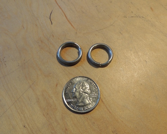 Split Rings, sold in pairs.