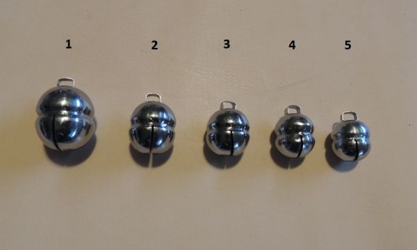 PAKISTANI BELLS MADE FROM BRASS COATED WITH SILVER