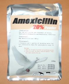 Amoxicillinum 20% Powder.