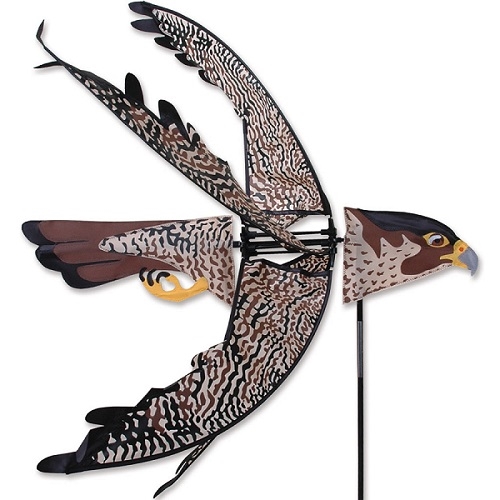 A WIND YARD AND GARDEN SPINNER -  PEREGRINE FALCON SPINNER