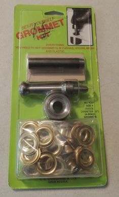 Hammer type 1/2" grommet setter kit.