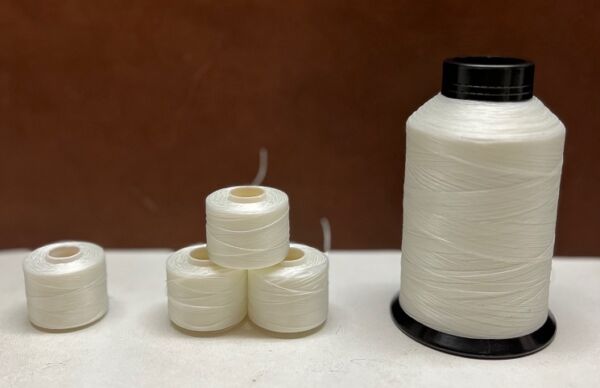 Hood Sewing Supplies, White Braided Nylon SIZE D