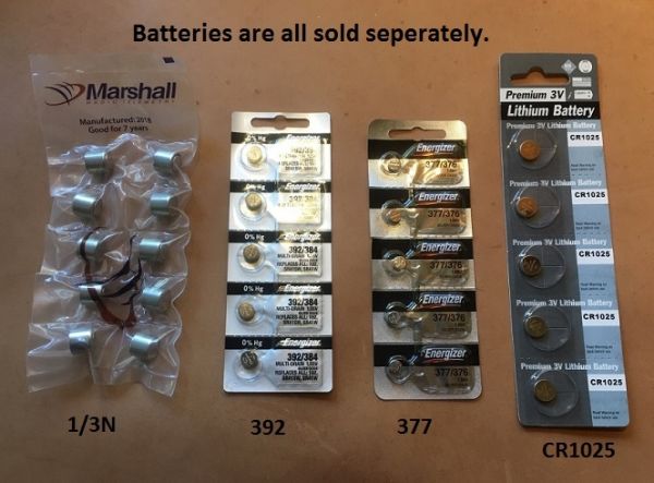 BATTERIES ALL SIZES FOR MERLIN SYSTEMS TRANSMITTERS