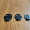 Tail mounting plate comes in three sizes for Tail bell and Transmitter use