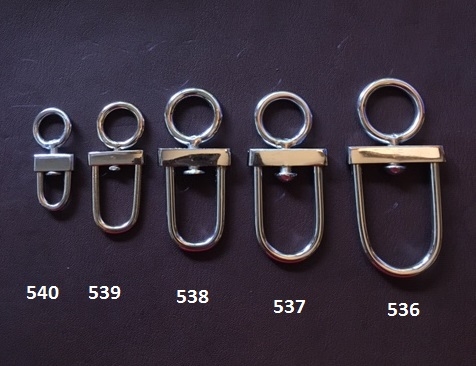 British Stainless Steel Swivels, comes in 5 sizes