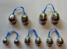 DAVE NOBLE Brass and Bronze Acorn Style Bells