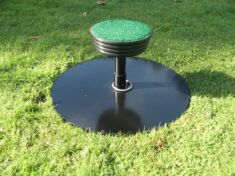 Portable Falcon Block Perch with 7" diameter top.  Perch must ship by itself UPS-G for lowest shipping cost