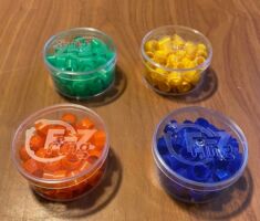 Plastic E-Z Locking leg bands for Pigeons and other birds