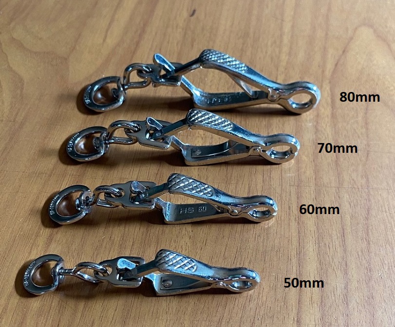 French Style Snaps, comes in four sizes Mike's Falconry Supplies