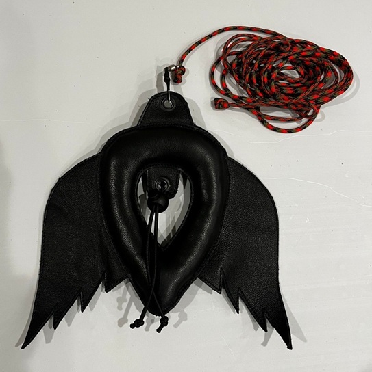 Black Crow Lure made from durable cowhide