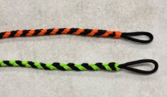 Buttonless Braided Para-cord Loop Leash 4.5 ft long now made with a four strand braid for better strength
