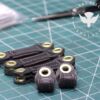 Lined Falconry removable anklets -  Made in a Black and Brown color - comes in 7 sizes