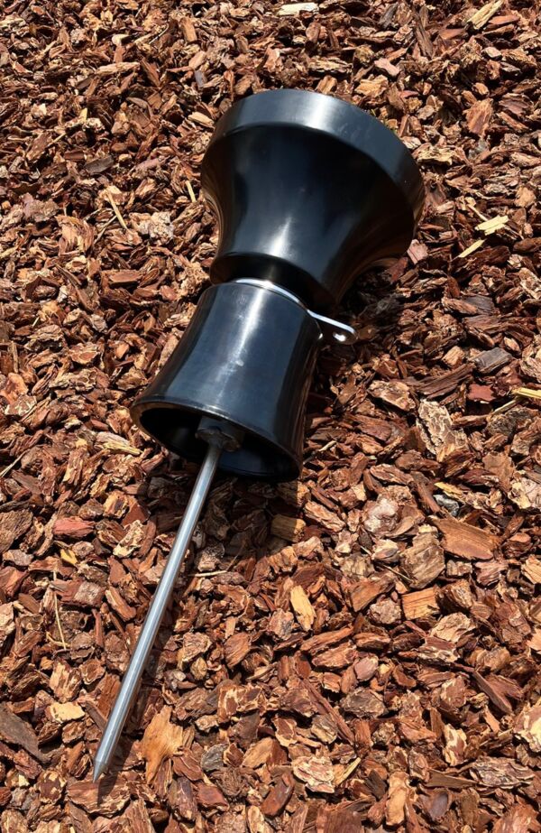 Two & one Portable Falcon perch with 8 inch top. Comes with adapter spike - Image 2