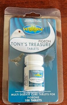 Tony's Treasure tablets by Vetafarm for Pigeons
